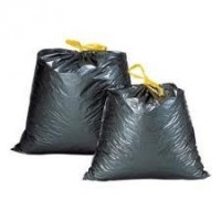 Domestic Garbage Bag with self-closing